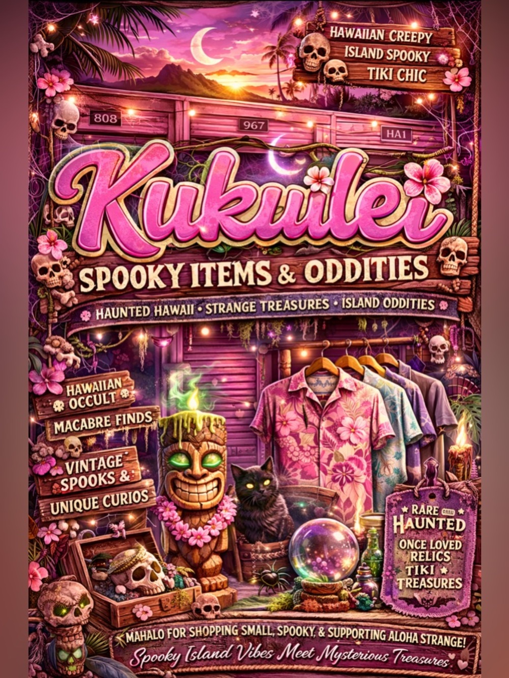 🕯️Spooky Items 👻 & Oddities🕯️🍍 💀 $15 + 🧟‍♀️🧟‍♀️ Mahalo 👁️ Kukuilei 🙏🏻